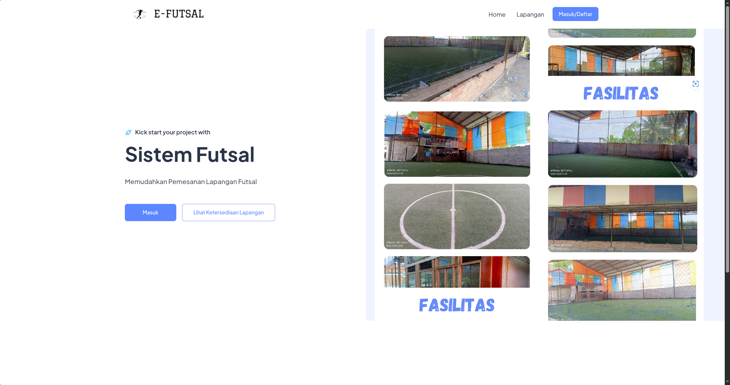 Sistem Booking Futsal Online